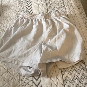 White Soffe Shorts